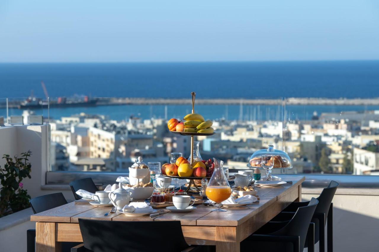 Helen Luxury Holiday House With Sea View Rethymno Exteriör bild