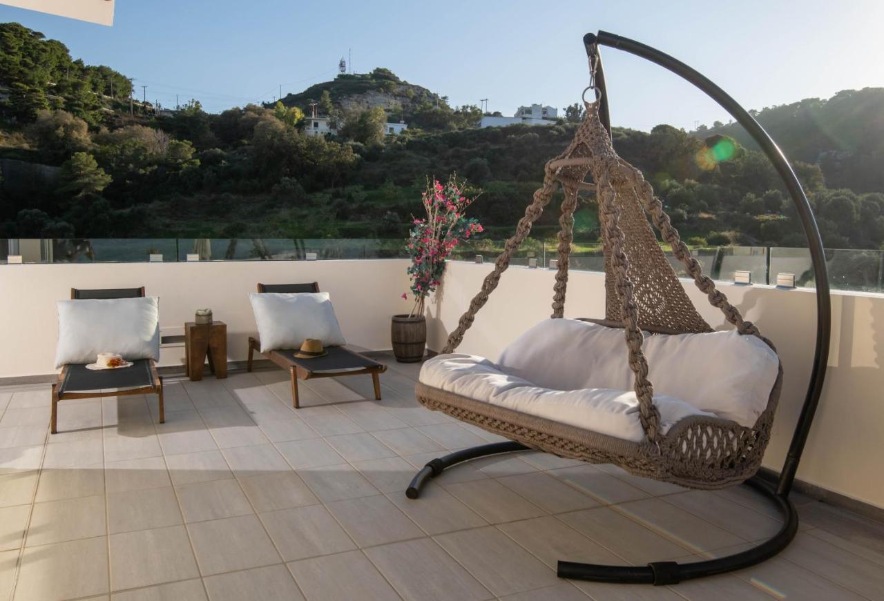 Helen Luxury Holiday House With Sea View Rethymno Exteriör bild